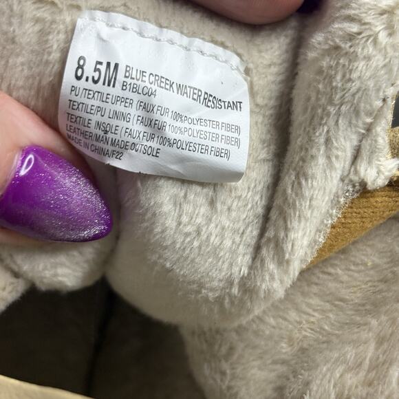 NEW JSport by Jambu Womens Size 8.5 M BLUESTONE Tan Hiker Ankle Boots Shoes - Picture 8 of 9